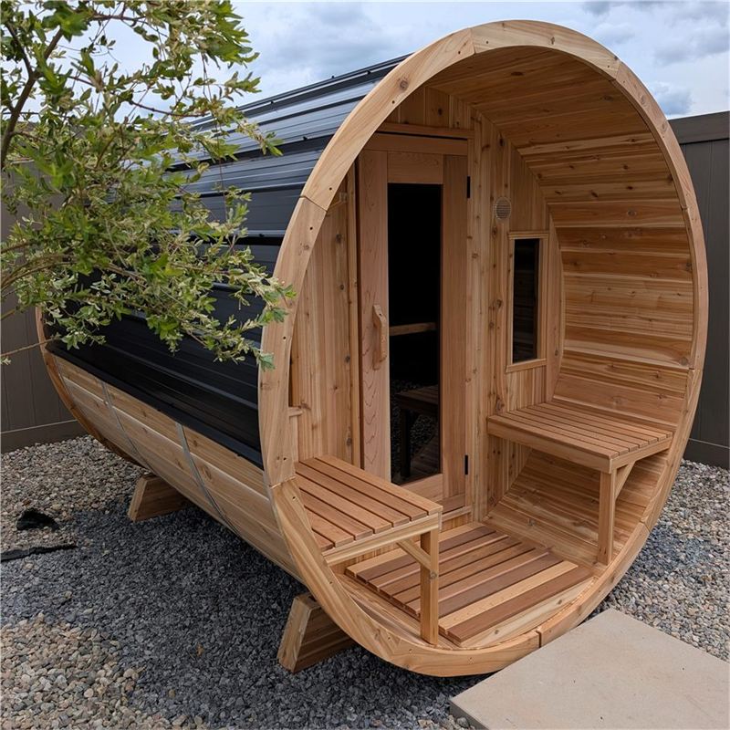 Saunas barils de la collection Great Canadian Saunas