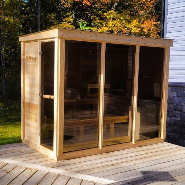 Saunas Cube de la collection Great Canadian Saunas