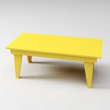 Table basse moderne en PEHD