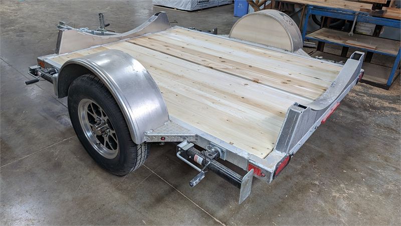 Ensemble de remorque pour sauna tonneau de 10 pi — vue 2