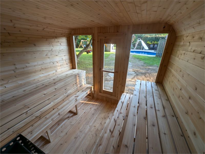 Sauna Luna 8 × 8 pi — vue 6