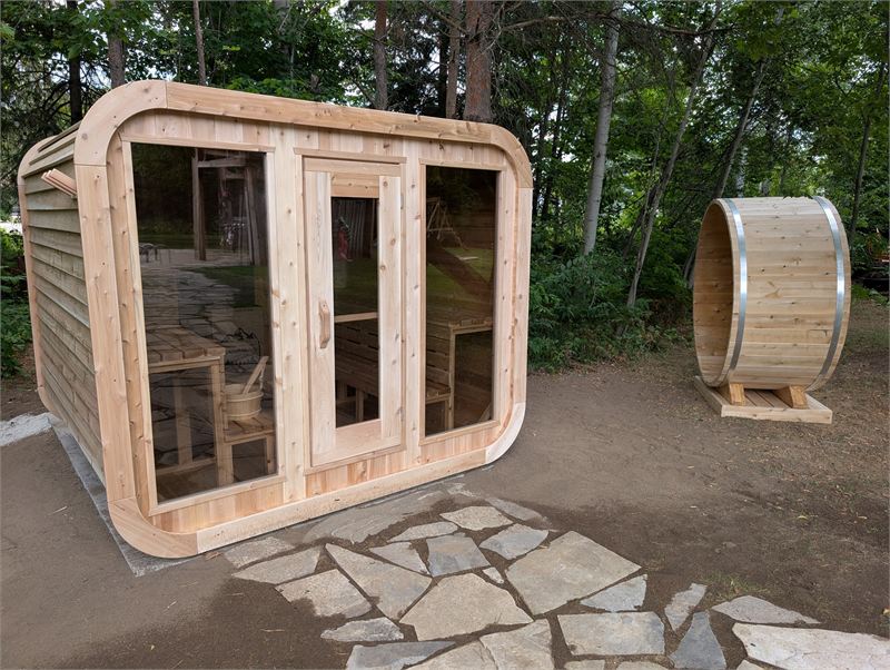 Sauna Luna 7 × 8 pi — vue 1
