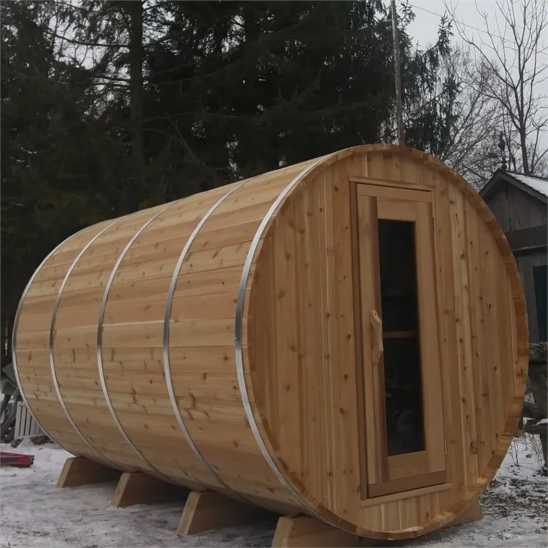 7′ × 10′ Barrel Sauna