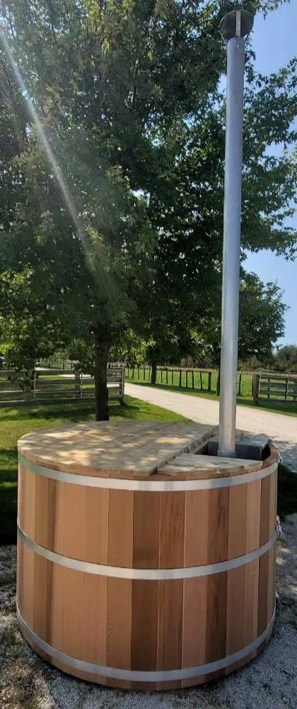 6′ × 4′ Red Cedar Hot Tub, view 8