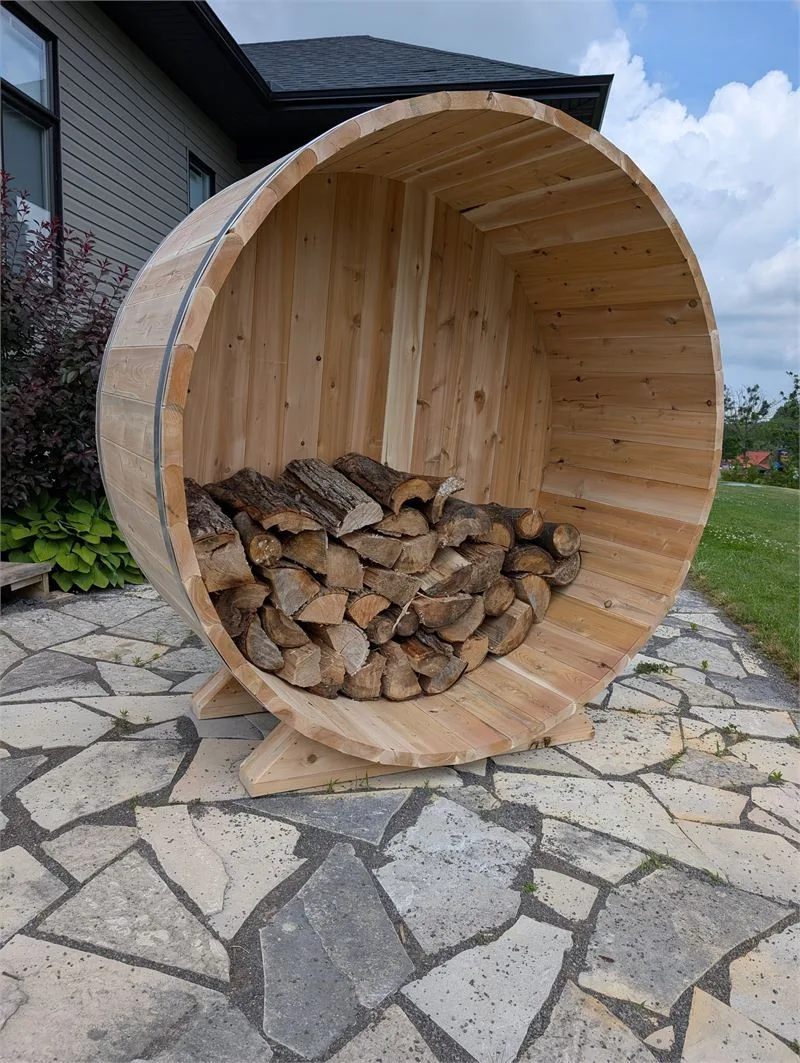 6′ × 3′ Wood Storage Barrel, view 3