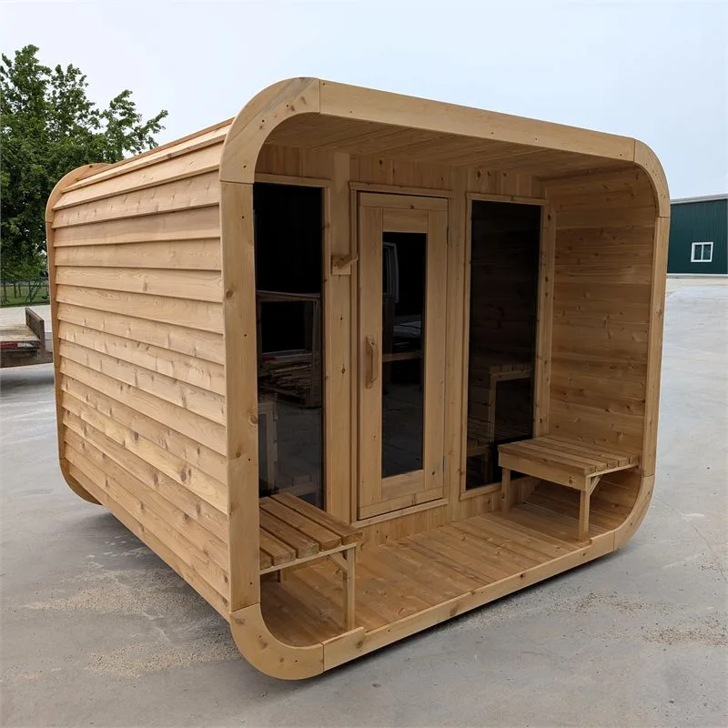 8′ × 8′ Luna Sauna with 2′ Porch