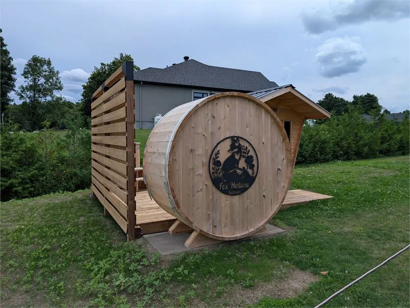 6′ × 3′ Wood Storage Barrel, view 5