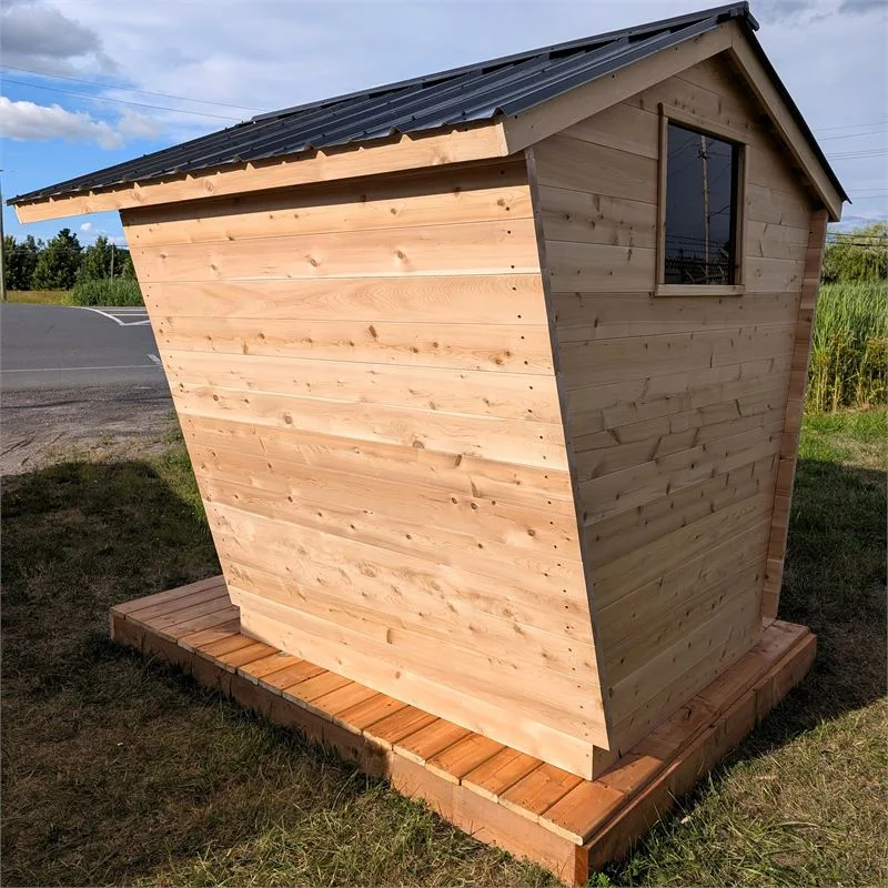 4′ × 6′ Birdhouse Sauna, view 3