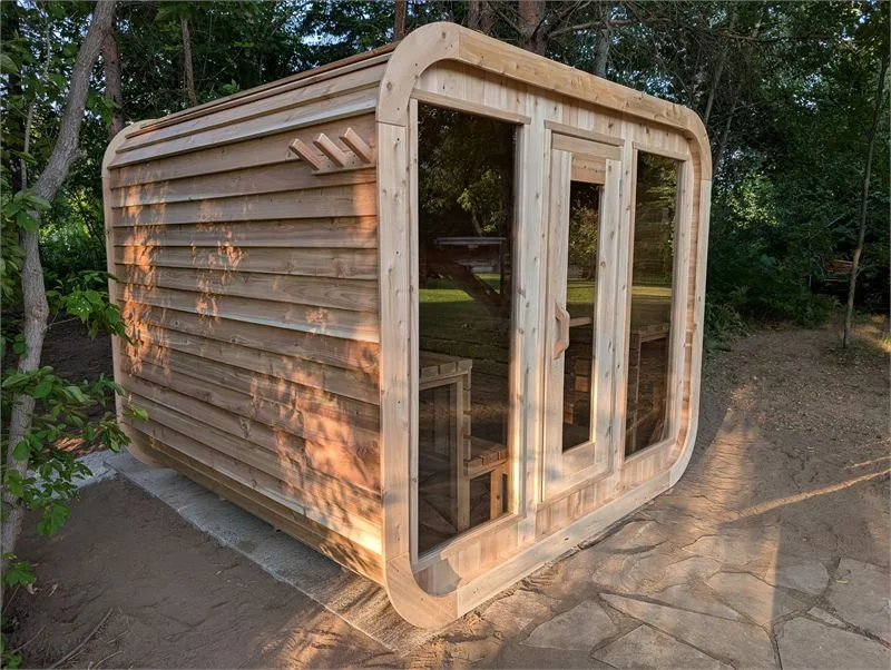 8′ × 8′ Luna Sauna, view 2