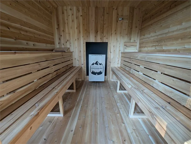 8′ × 8′ Luna Sauna, view 5